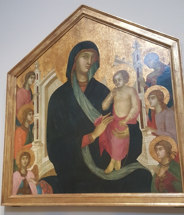 ‘성모와 아기 예수 및 여섯 천사(The Virgin and Child with Six Angels)’ (1310-1315)