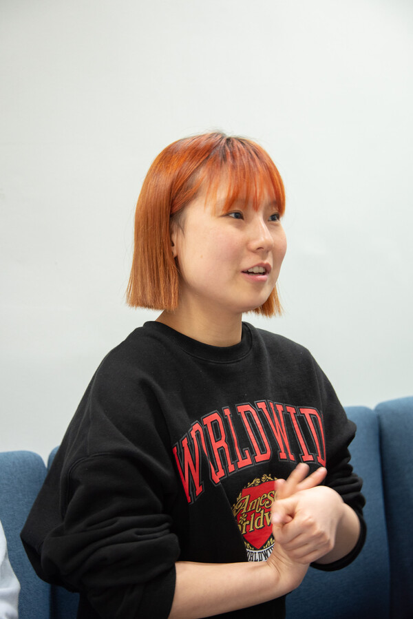 향후 전공을 살려 진로 진입을 희망하는 이혜인씨는 “전공분야에 관한 정책을 검색해봤지만 별다른 내용이 없었다”고 말했다. <strong>안정연 사진기자