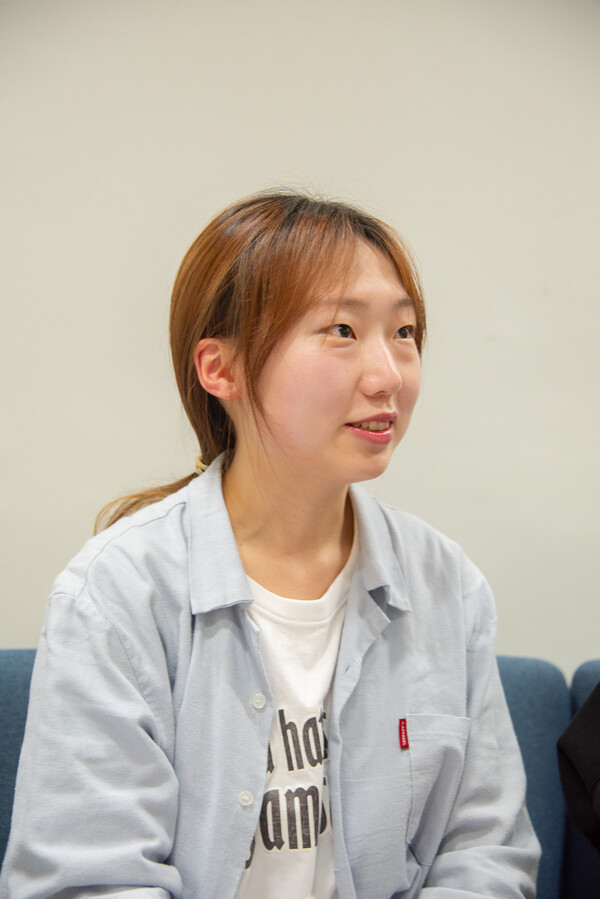 하지연씨는 “후보자로 출마한 청년들이 많지 않아 청년 관련 의제가 더 드러나지 않는 상태가 된 것 같다”고 말했다. <strong>안정연 사진기자