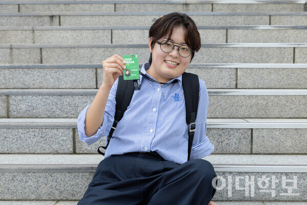 황혜정씨는 “담대한 마음과 소통 능력이 스포츠기자에게 가장 중요한 역량이다”고 말했다. <strong>변하영 사진기자