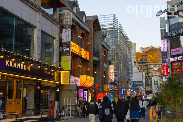 공연을 관람하기 위해 분주히 발걸음을 옮기고 있는 사람들의 모습. <strong> 남현지 사진기자