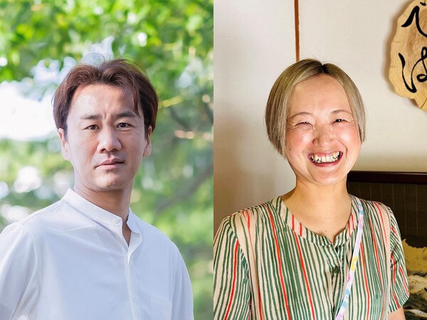 탄노 토모후미씨와 야마나카 시노부씨(왼쪽부터) 제공=탄노씨, 야마나카씨