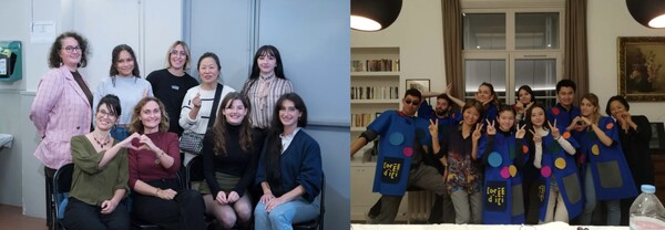 코레디시 페스티벌 자원봉사자들과 함께한 남영호씨. 제공=남영호씨