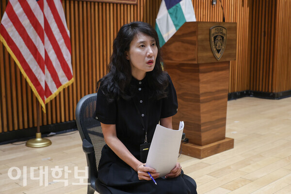 원혜미씨는 "NYPD에는 여러 인종이 있어 '다양성'이 존재해 좋다"고 말했다. 변하영 사진기자